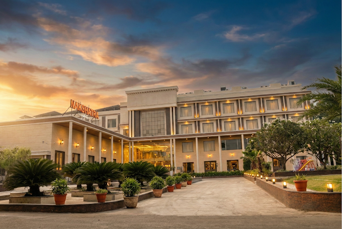Hotel arrival at Nakshatra Hotel & Resort