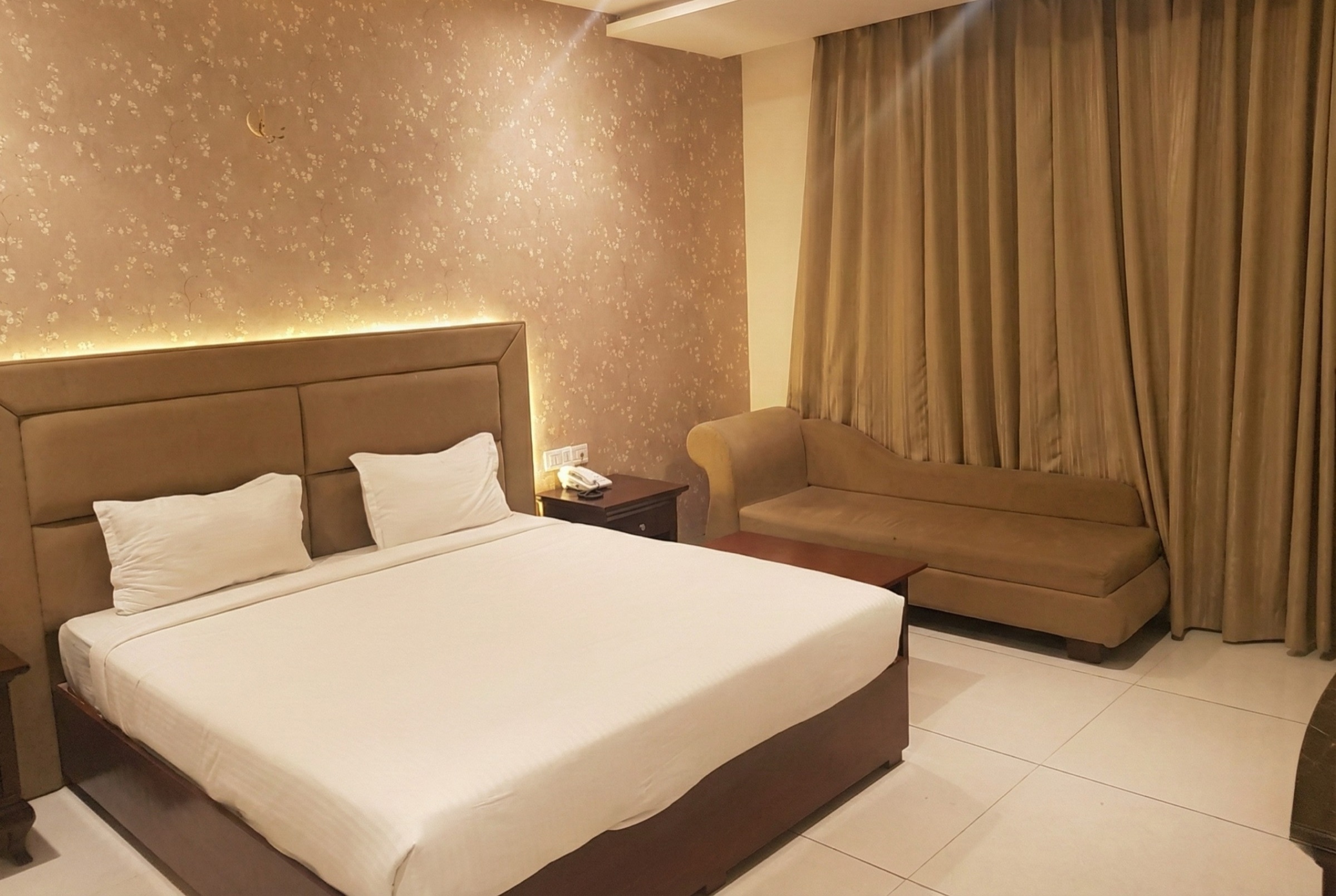 Guest room at Nakshatra Hotel & Resort